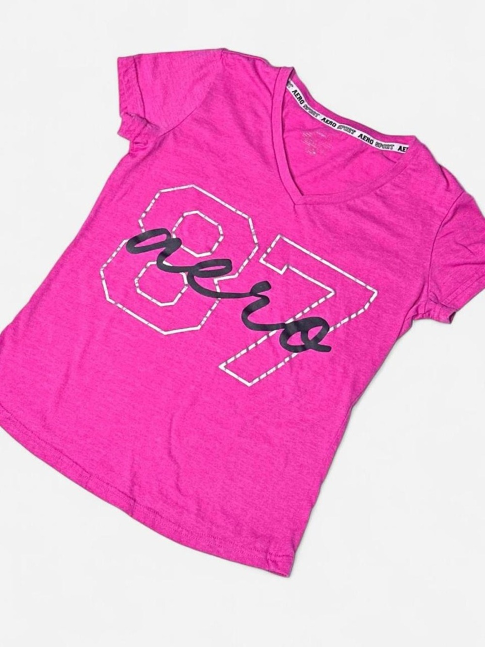 Vintage Aeropostale Y2K Baby Tee, Pink, Size Small